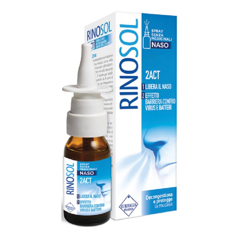 RINOSOL 2ACT SPRAY NASALE 15ML